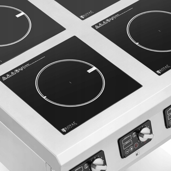 Китай WEW-SC-HP-1016305 Індукційна плита Royal Catering 4 конфорки 400V 4x3500W для гастрономії