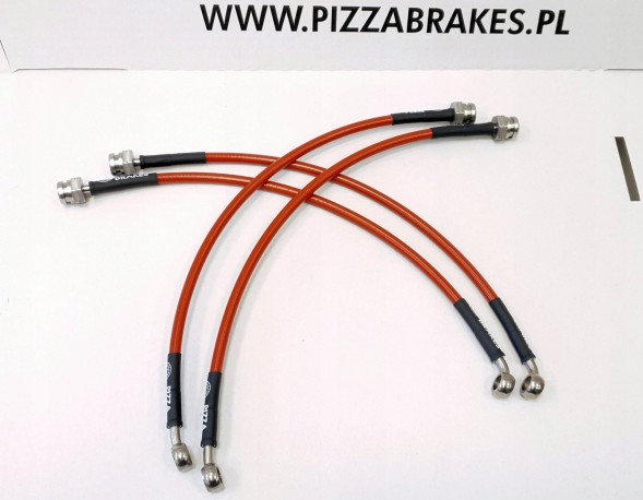 Pizza Brakes Przewody hamulcowe w stalowym oplocie LEXUS IS I E1 Гальмівні дроти в обплетенні сталі LEXUS IS І E1