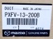 Mazda OE PXFV13200B ВПУСКНА ТРУБКА ДЛЯ ПОВІТРЯНОГО ФІЛЬТРА MAZDA CX-90 2.5 OE