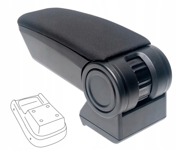 Rati V05198A Підлокітник Armster 3, Honda Jazz, 2009-2015, тканина