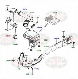 Land Rover OE Патрубок турбіни Land Rover Freelander 2 L359 LR000924 6G929C623AD