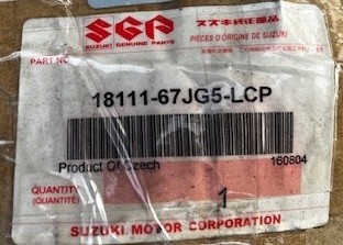 Suzuki OE 18111-67JG5LCP клапан агр