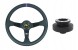 RBS Technology RBS-KZ-15+E36 Спортивне кермо RBS Technology шкіряне 35/9см + наба BMW E36