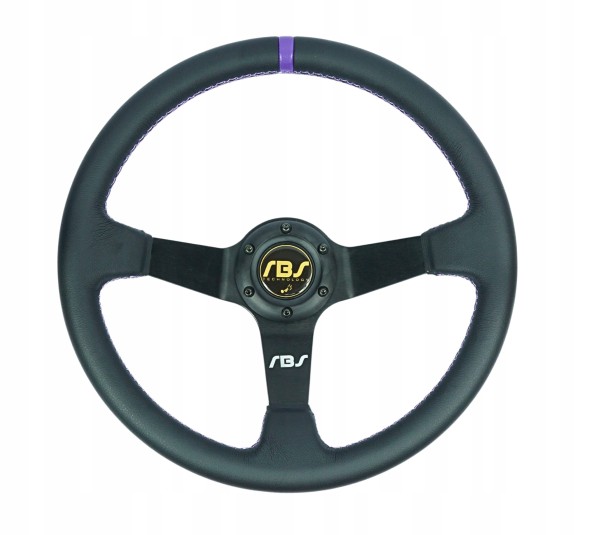 RBS Technology RBS-KZ-15+E36 Спортивне кермо RBS Technology шкіряне 35/9см + наба BMW E36
