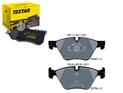 Textar PRO/2469701 TEX Гальмівні колодки bmw передні f10 f11 520-535 10- tex + асистент зіткнення #34