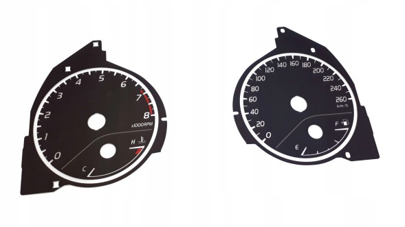 Moman 0089688090978 Одометр Toyota Camry показує заміну годинника з MPH на км/год MoMan