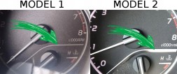 Moman 0089688090978 Одометр Toyota Camry показує заміну годинника з MPH на км/год MoMan