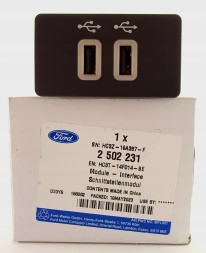 Ford OE HC3T-14F014-BE РОЗЕТКА ПОРТ USB 2 SYNC 3 FORD TRANSIT SMAX GALAXY