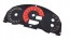Moman 0089688089767 Subaru BRZ Циферблати приладів Custom RED KM/H
