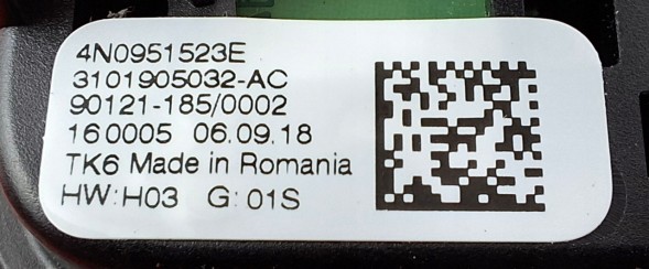 Audi OE 4N0951523E Audi a6 a7 лопатки перемикання передач 4n0951523e