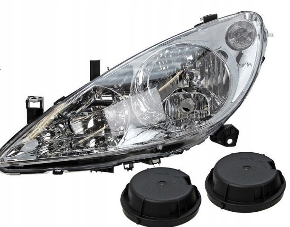 Abakus 550-1128L-LDEMF Peugeot 307 01-05 з галогеном новий прожектор лівий