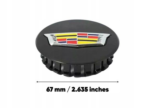 USA USA-19303243 НАБІР КОЛПАЧКІВ ДИСКІВ 67 ММ CADILLAC ATS 13-18 CADILLAC CTS 05-18 CADILLAC
