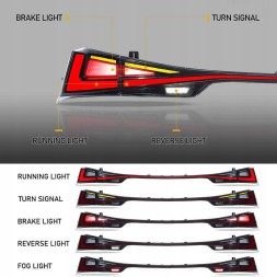 VLAND 80D191-1 mhm Задні фари бленда-комплект Vland Full Led Neon Tuning Lexus IS III 3 2013-2020