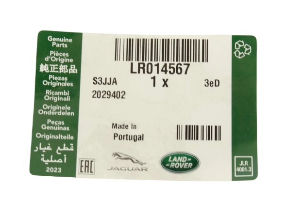 Land Rover OE JDE38156EP LR074070EP JDE38156 LR074070 G4D36L438AA, G4D3-6L438-AA G4D36L438A, G4D3-6L438-A Шланг переливу води DISCOVERY 4 IV LR4 3.0 5.0 LR01456