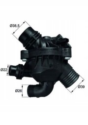 Mahle TM 30 97 Термостат, охолоджуюча рідина mahle tm 30 97