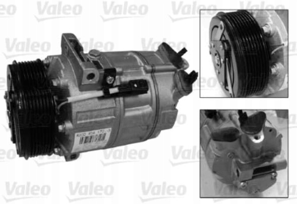 Valeo 813144 Компресор кондиціонера valeo 813144 230 мл для renault traffic 2001>