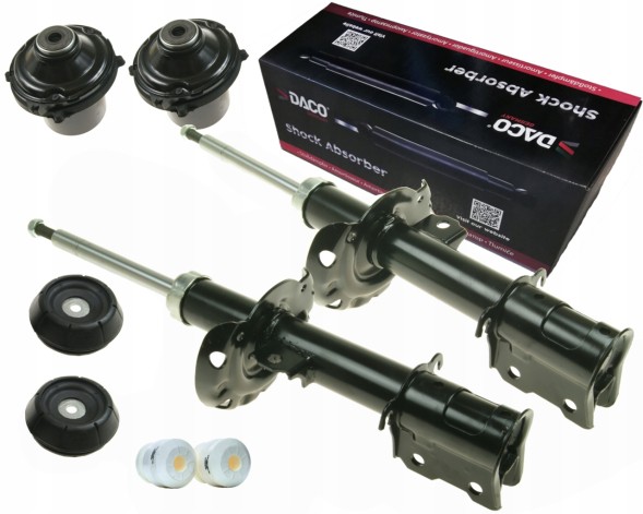 DACO 453646 453645 2x D600014 2019054 2 амортизатори подушки відбійники OPEL MERIVA A CORSA передні