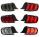 Ford OE LAMPA-TYL VLAND VLAND ЗАДНІ ЛІХТАРІ LED FORD MUSTANG 2015-2023 ЧЕРВОНІ З ПОВОРОТОМ VLAND USA