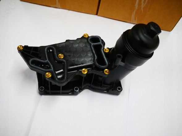 BMW OE BMW E84 E90 F10 F20 F30 PODSTAWA OBUDOWA FILTRA CHŁODNICA OLEJU 11428507697 N47 8507697 BMW E84 E90 F10 F20 F30 основа корпусу фільтра охолоджувач мастила 11428507697