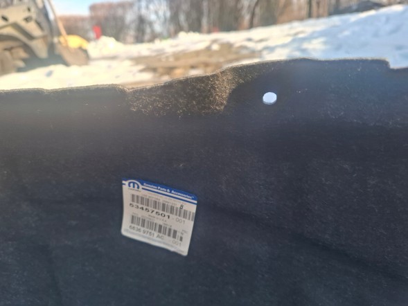 Dodge OE 68369751 НАДКОЛЕСО ЛІВЕ ЗАДНЄ DODGE DURANGO З КРОНШТЕЙНОМ ORG ! 2011-2024