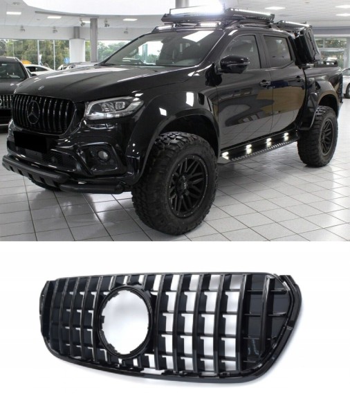 Automaniac A470038 ГРИЛЬ MERCEDES W470 X-CLASS AMG GT PANAMERICANA GLOSS BLACK NEW