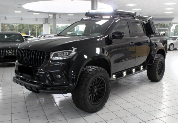 Automaniac A470038 ГРИЛЬ MERCEDES W470 X-CLASS AMG GT PANAMERICANA GLOSS BLACK NEW