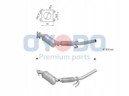 Oyodo 10N0123-OYO Каталізатор skoda vw seat