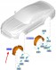 Ford OE НАДКОЛЕСО ЛІВЕ ПЕРЕДНЄ FORD MUSTANG 2015- 2017 OE 5325395 _ FR3B-16A563-CC