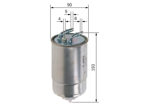 F026402051 BOSCH Фільтр паливний