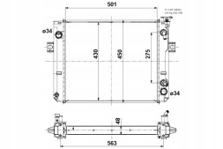 NRF NRF 52296A Охолоджувач двигуна води toyota 02-8fdf30 nrf