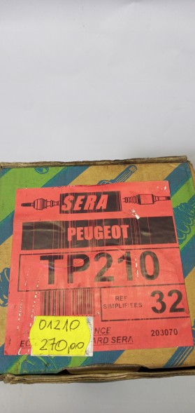 Sera ПРИВОДНИЙ ВАЛ PEUGEOT 309 ТА SERA TP210