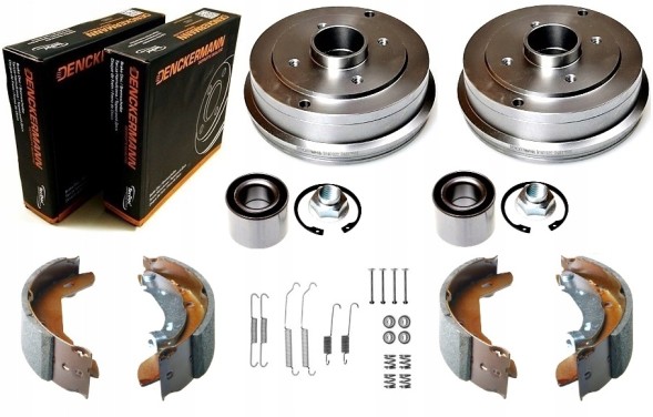 DKM ALL2995A 1 Барабани гальмівні, колодки, підшипники RENAULT CLIO I 1990-1998 R19 19 ЗАДНІ система Lucas