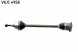 SKF VKJC 4958 Skf vkjc 4958 піввісь audi a6 04- пр. 651Мм