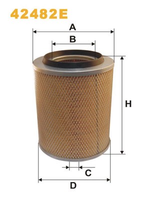 42482E WIX FILTERS Фільтр повітряний