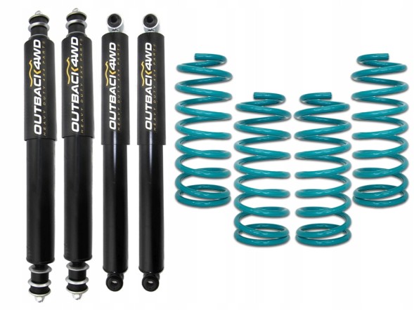 Outback 4WD NISS-78 OUTBACK 3 '' LWB ПІДВІСКА АМОРТИЗАТОРИ ПРУЖИНИ +3 ДЮЙМА PATROL Y60 Y61 DOBINSONS