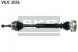 SKF VKJC 1026 Skf vkjc 1026 привідний вал