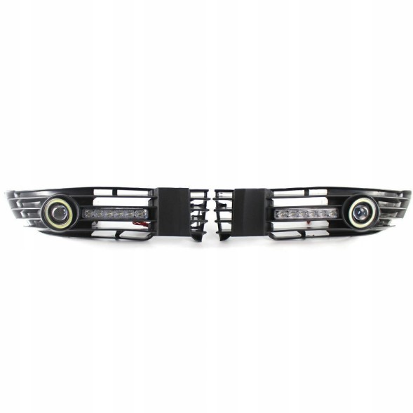 CHINA HALOGENY DZIENNE W ZDERZAK KRATKI DRL VOLKSWAGEN PASSAT B5 FL Галогени денні в бампер решітки drl volkswagen passat b5 fl