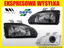 Depo LPHO15 MHM Комплект рефлекторних фар Clear Black Chrom Tuning Honda Civic 5 V EG EJ EH 1991-1995