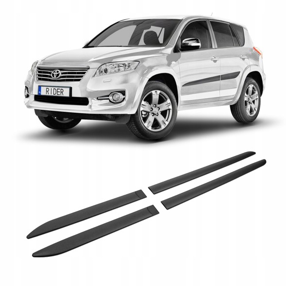 RIDER RD-F-30-5 Бічні молдинги дверей захисні накладки кузова для TOYOTA RAV4 2005-2012