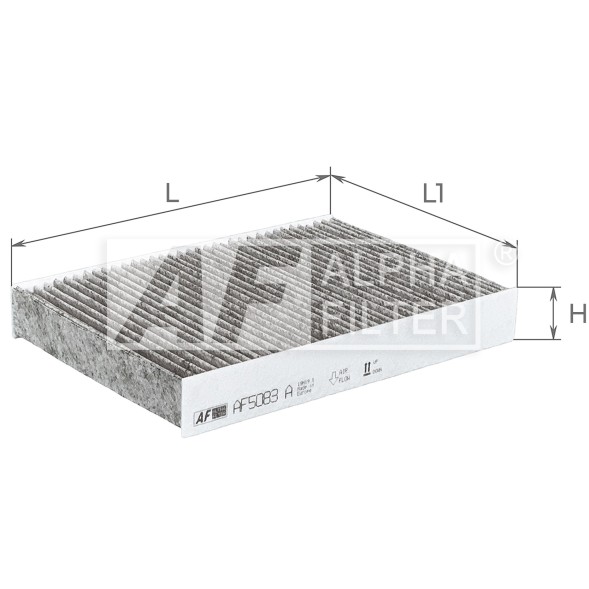 AF5083a ALPHA FILTER Фільтр салону