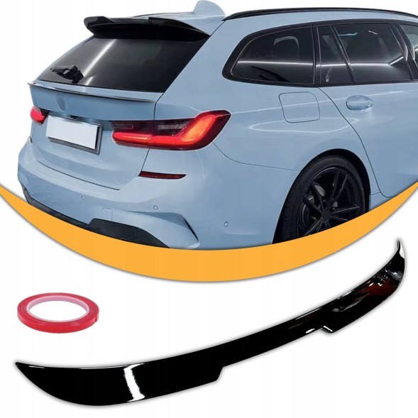 Китай Спойлер Lotka BMW G21 Вигляд Чорний Глянець Спойлер Накладка на Кришку Багажника
