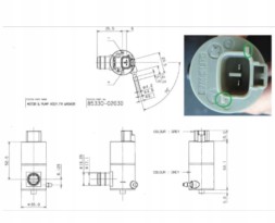 Toyota заводська комплектація 8533002030 Toyota corolla avensis насос омивачів лобового скла 85330-02030 oe