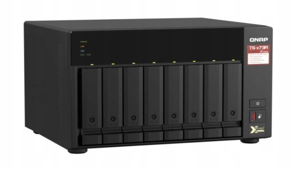 Китай WEW-SC-AB-NBQNPNT08873A81 Мережевий сховище (NAS) QNAP TS-873A-8G з процесором AMD Ryzen V1500B 2.2GHz та 8GB оперативної пам'яті