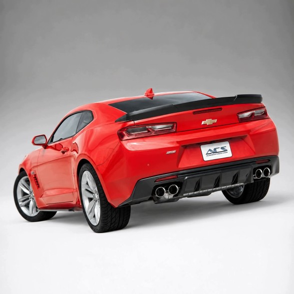JGD ATTACK JGD-CM16-DC Накладка-дифузор з плавниками – чорний матовий CHEVROLET CAMARO 2016-2024 SS