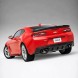 JGD ATTACK JGD-CM16-DC Накладка-дифузор з плавниками – чорний матовий CHEVROLET CAMARO 2016-2024 SS