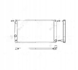 NRF 53589 Охолоджувач води 53589 nrf toyota rav 4 iii iv