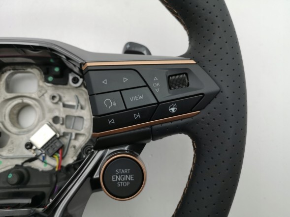 Cupra OE 5FF419091C, DWP542900OE Спортивне шкіряне мультифункціональне кермо Cupra Terramar 5FF419091C
