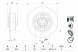 Bosch 0 986 479 E78 Гальмівний диск bosch