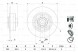 Bosch 0 986 479 E78 Гальмівний диск bosch