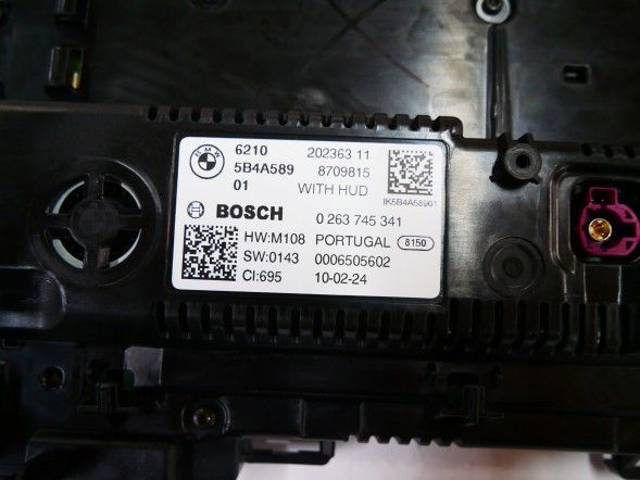 BMW OE BMW G01 G02 G05 G11 G20 G30 G42 LICZNIK ZEGARY HIGH 12,3" 62105B4A589 5B4A589 BMW G01 G02 G05 G11 G20 G30 G42 ПАНЕЛЬ ПРИЛАДІВ ЩИТОК ПРИБОРІВ HIGH 12,3" 62105B4A589